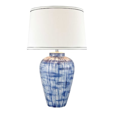 Bellcrossing 31'' High 1-Light Table Lamp - Blue